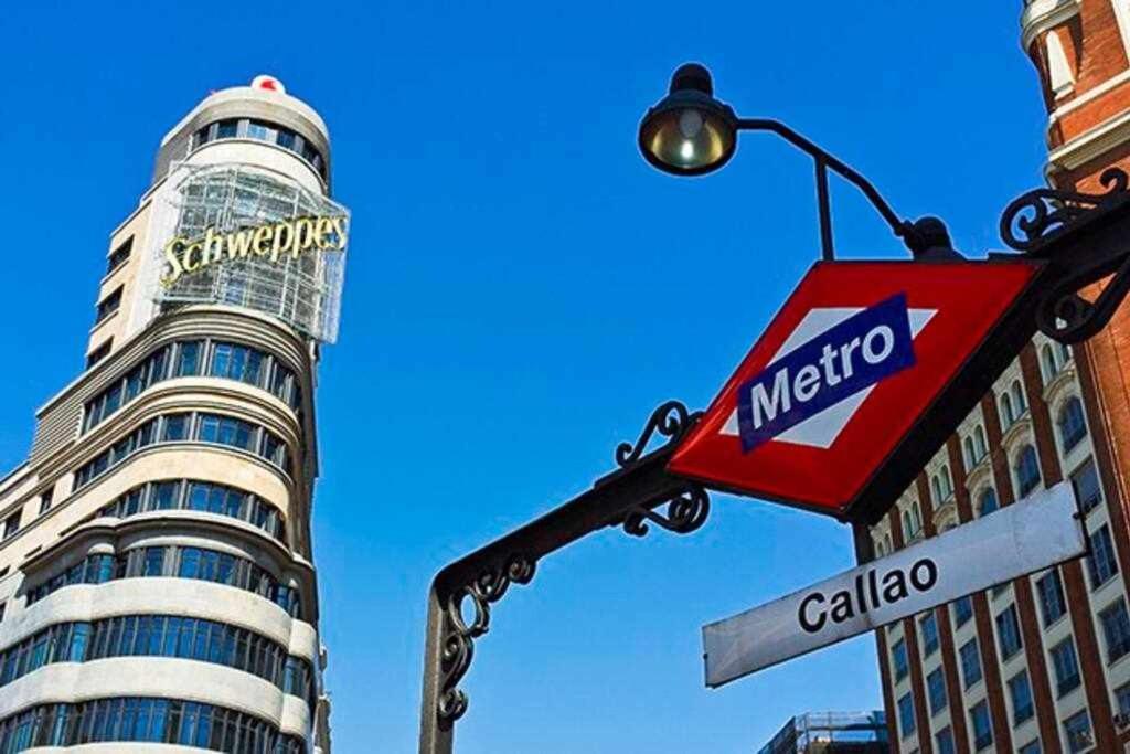 Apartamento Sotano En Gran Via Madrid Exterior foto